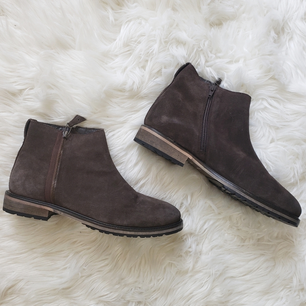 Modern Fiction Men's Aside Suede Side Zipper Boot